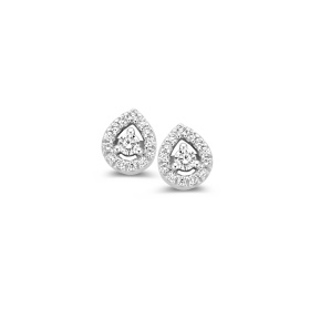 Boucles d'oreilles One More  Salina Diamants Or Blanc