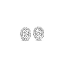 Boucles d'oreilles One More  Salina Diamants Or Blanc