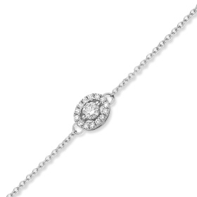 Bracelet One More Salina Diamants Or Blanc