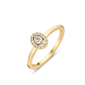 Bague One More  solitaire Salina diamant Or Jaune