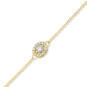 Bracelet One More Salina Diamants Or Jaune