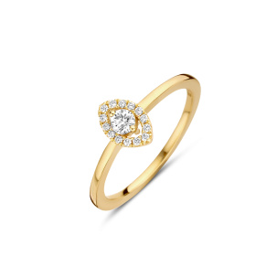 Bague One More  solitaire Salina diamant Or Jaune