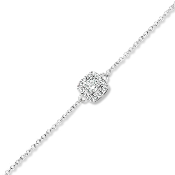 Bracelet One More  Salina Diamants Or Blanc