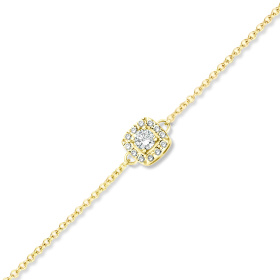Bracelet One More Salina Diamants Or Jaune