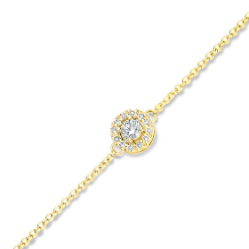 Bracelet One More Salina Diamants Or Jaune