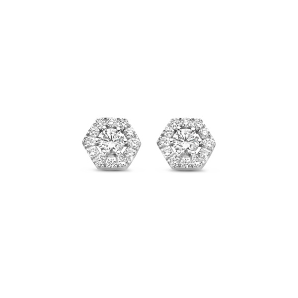 Boucles d'oreilles One More  Salina Diamants Or Blanc