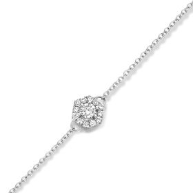Bracelet One More Salina Diamants Or Blanc