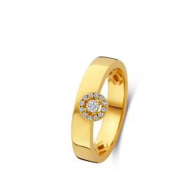 Bague One More  solitaire Salina diamant Or Jaune