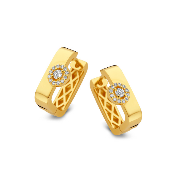 Boucles d'oreilles One More  Salina Diamants Or Jaune