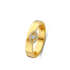 Bague One More  solitaire Salina diamant Or Jaune