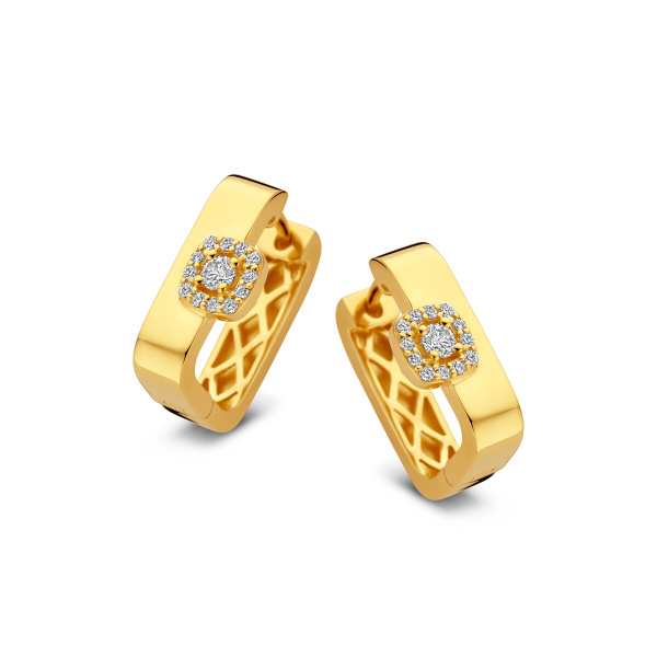 Boucles d'oreilles One More  Salina Diamants Or Jaune