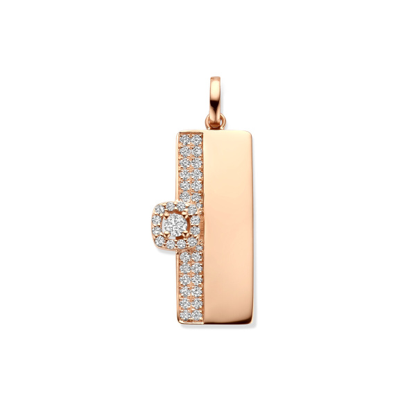 Pendentif One More Pendentif Salina Diamants Or Rose