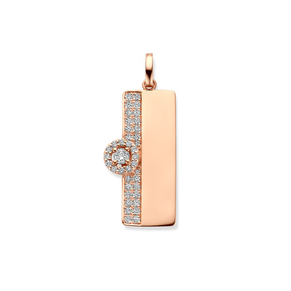 Pendentif One More Pendentif Salina Diamants Or Rose