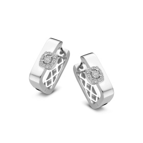 Boucles d'oreilles One More  Salina Diamants Or Blanc