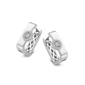 Boucles d'oreilles One More  Salina Diamants Or Blanc