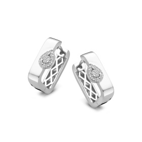 Boucles d'oreilles One More  Salina Diamants Or Blanc