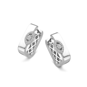 Boucles d'oreilles One More  Salina Diamants Or Blanc