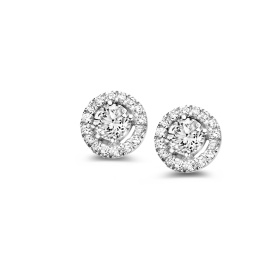 Boucles d'oreilles One More  Salina Diamants Or Blanc