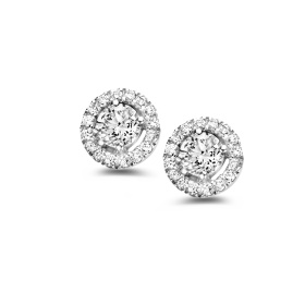 Boucles d'oreilles One More  Salina Diamants Or Blanc