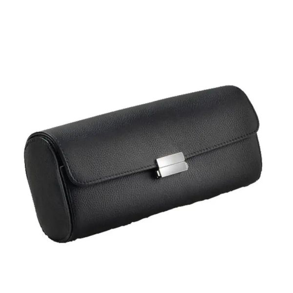 Pochette Scatola del Tempo Cuir Noir