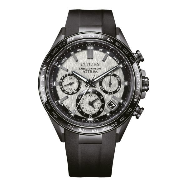 Montre Citizen Attesa Satellite Wave Satellite Wave Gps Cadran Bleu