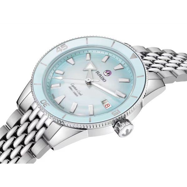 Montre Rado Captain Cook Automatic Cadran Turquoise 39.0 mm