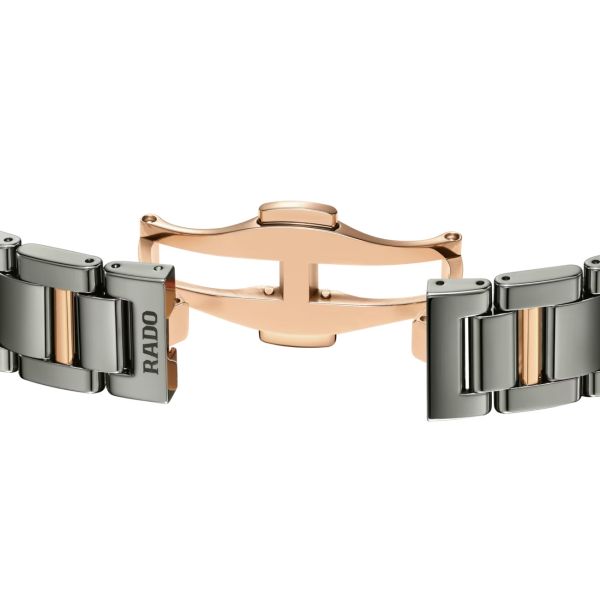 Montre Rado LaCoupole Quartz Cadran Noir Serti Diamants 31.0 mm