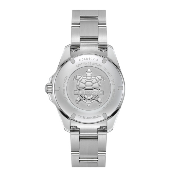 Montre Certina Montre Homme Automatique Noir Acier Automatique Cadran Noir