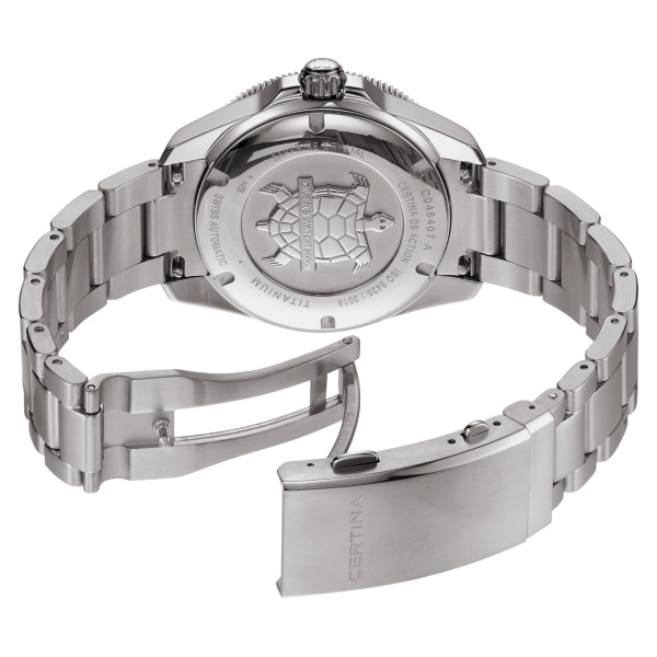 Montre Certina Montre Homme Automatique Bleu Titane Automatique Cadran Bleu