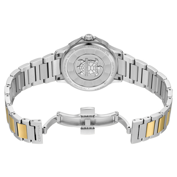 Montre Certina Montre Femme Quartz Nacre Revêtement PVD Acier Diamant(s) Quartz Cadran Nacre