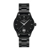 Montre Certina Montre Homme Automatique Noir Revêtement PVD Acier Automatique Cadran Noir