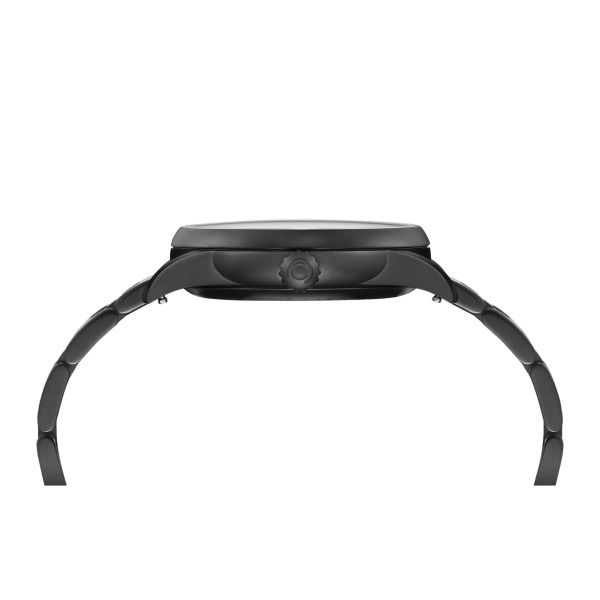 Montre Certina Montre Homme Automatique Noir Revêtement PVD Acier Automatique Cadran Noir