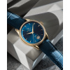 Montre Certina Montre Homme Automatique Bleu Revêtement PVD Acier Automatique Cadran Bleu