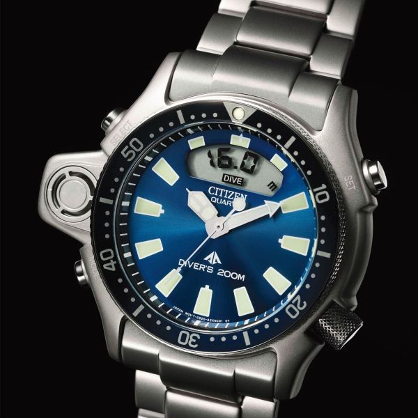 Montre Citizen Promaster Aqualand 200m Cadran Bleu