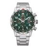 Montre Citizen Pilot Chronograph Pilot Eco-drive Cadran Vert foncé
