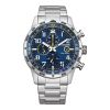 Montre Citizen Pilot Chronograph Pilot Eco-drive Cadran Bleu