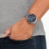 Montre Citizen Radio Controlled Super Titanium Eco-drive Cadran Bleu