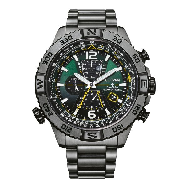 Montre Citizen Promaster Sky Radio Controlled Cadran Vert foncé