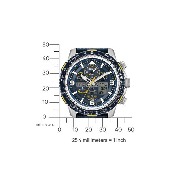 Montre Citizen Promaster Sky Eco-drive Radio Controlled Blue Angels Cadran Bleu foncé