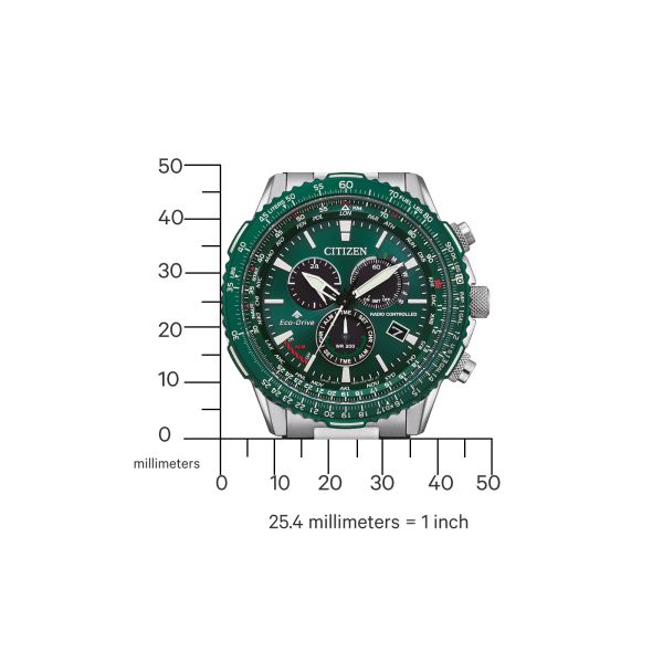 Montre Citizen Promaster Sky Eco-drive Radio Controlled Cadran Vert