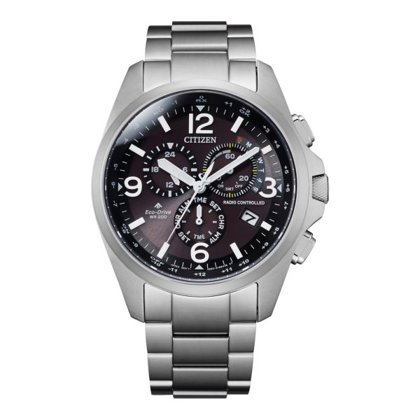 Montre Citizen Promaster Land Eco-drive Radio Controlled Cadran Noir