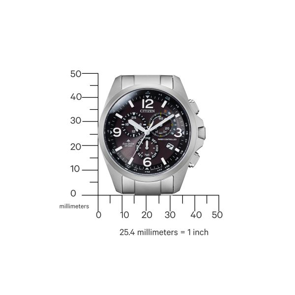 Montre Citizen Promaster Land Eco-drive Radio Controlled Cadran Noir