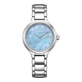 Montre Citizen Ladies Super Titanium Elegant Eco-drive Cadran Bleu