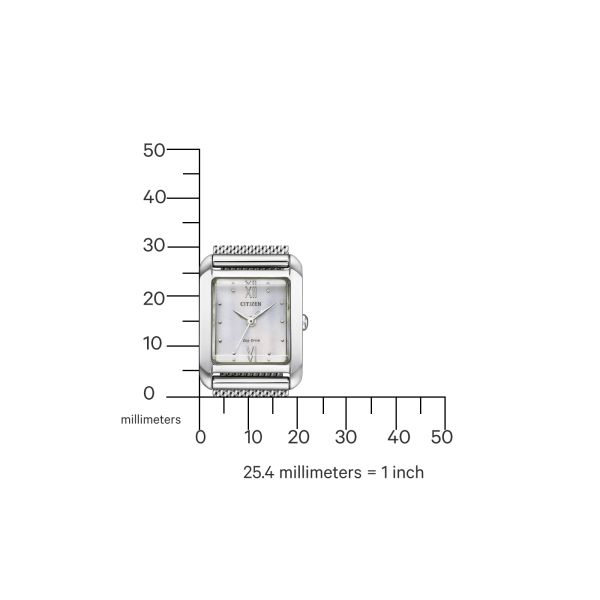 Montre Citizen Citizen L Carrée Eco-drive Cadran Nacre