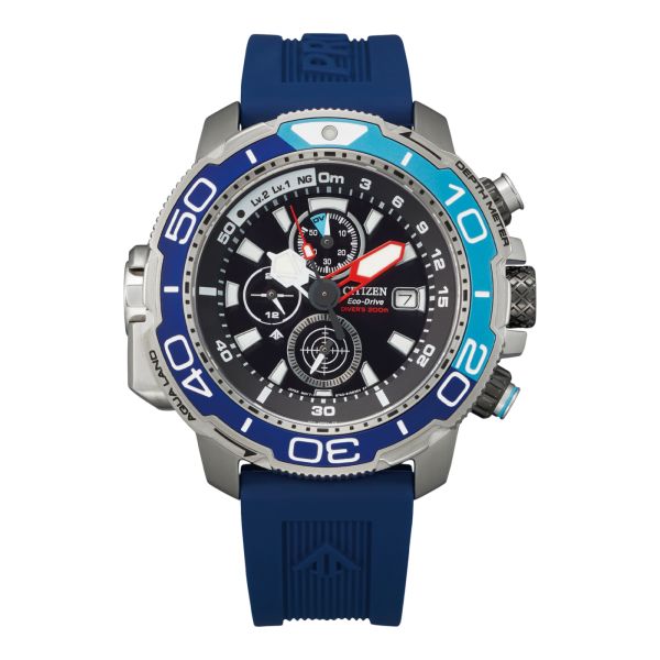 Montre Citizen Marine Promaster Marine Aqualand 200m Cadran Bleu