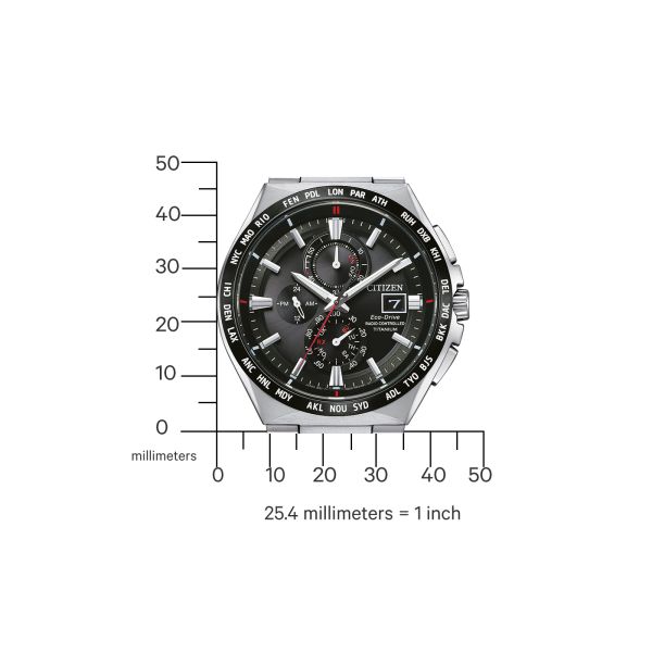 Montre Citizen Radio ControleeCadran Noir