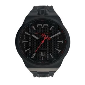 Montre Occasion Bomberg Automatique Date Cadran Noir Bracelet Caoutchouc