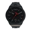 Montre Occasion Bomberg Automatique Date Cadran Noir Bracelet Caoutchouc
