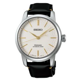 Montre Seiko Presage automatique Edition limitée en porcelaine SPB497J1