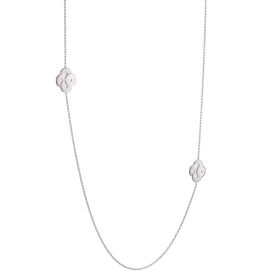 Sautoir Arthus Bertrand Enlacé Argent 3 motifs